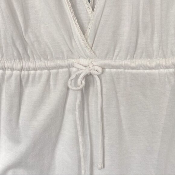 Converse | Women’s White Sleeveless Elastic Waist Swim Coverup Dress - Picture 7 of 16